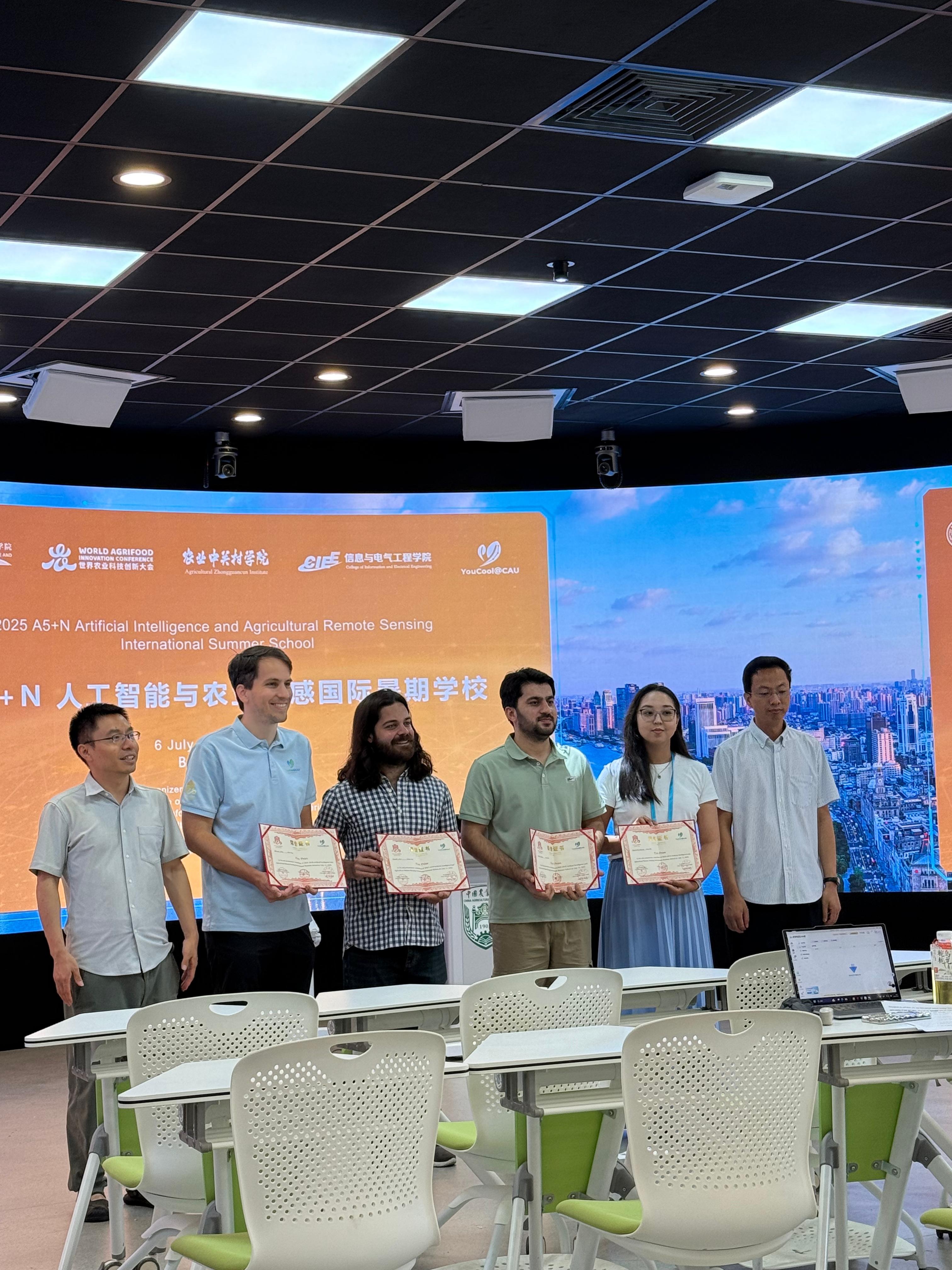 Award ceremony, A5+N International Summer School