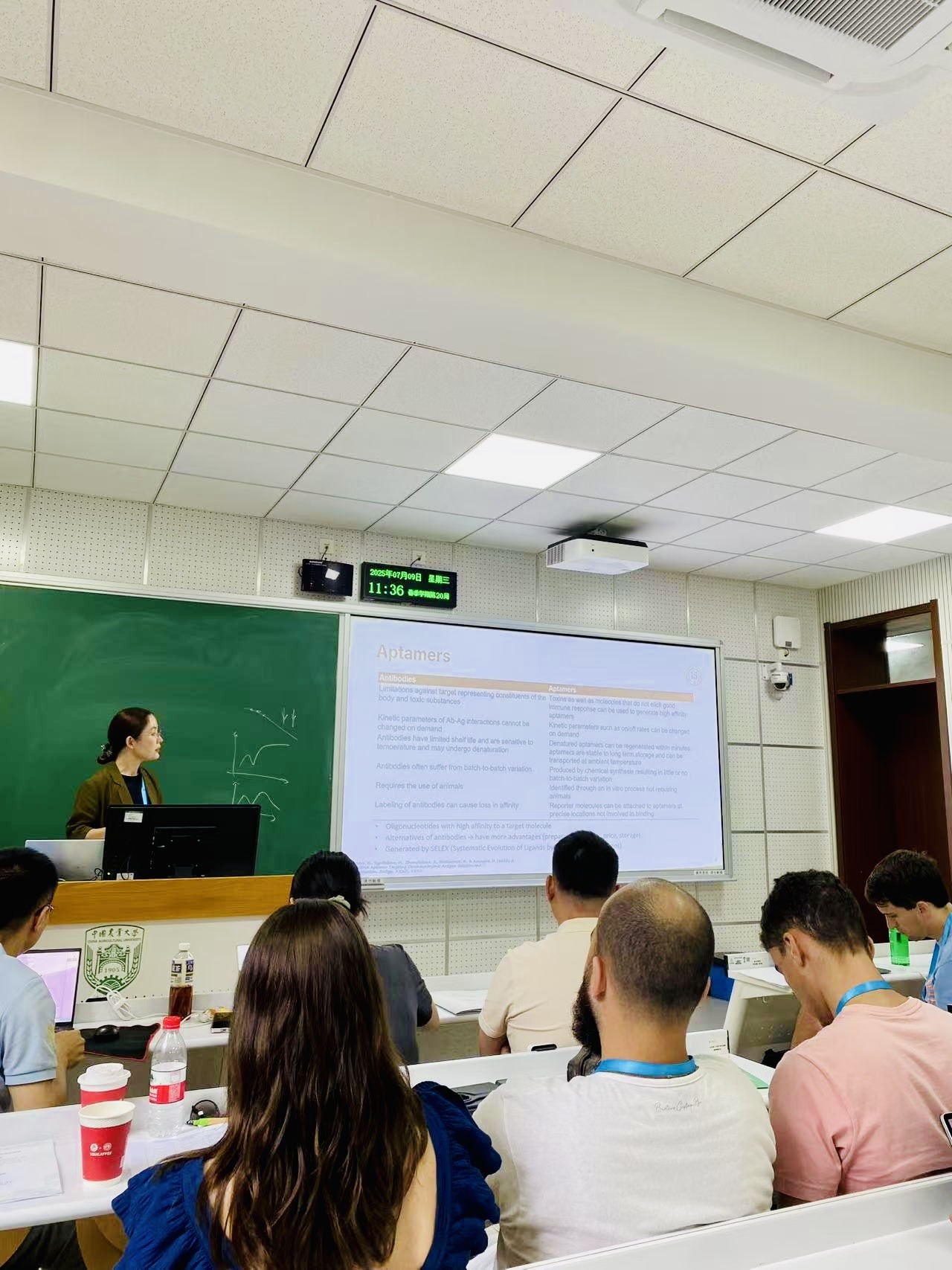 Delivering a lecture at the A5+N International Summer School, China Agricultural University