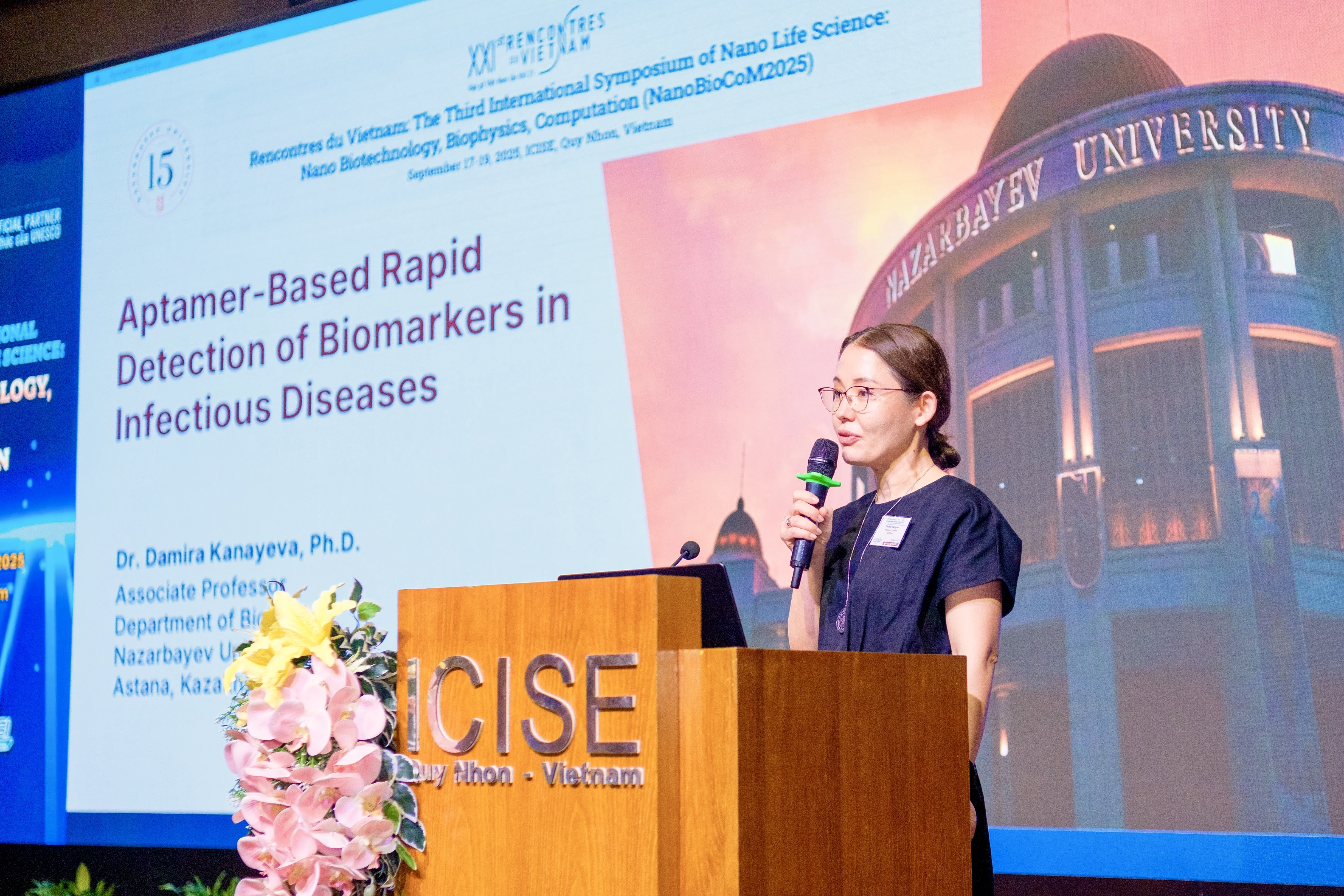 Delivering the keynote at ICISE, Qui Nhon, Vietnam